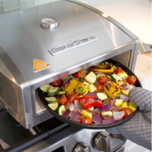 Master the Art of Homemade Pizzas with the Bakerstone Stove Top Pizza Maker